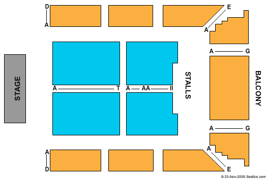Wolverhampton Civic Hall End Stage Seating Chart